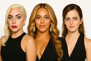 Lady Gaga, Beyoncé, Emma Watson