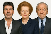 Margaret Thatcher, Simon Cowell, Lord Sugar